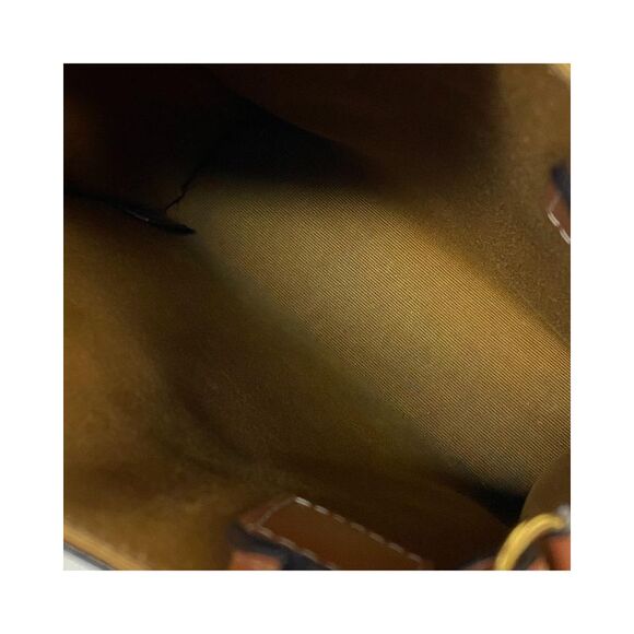 Pre Loved Celine Ava Bag Triomphe Canvas Tote Women Brown Shoulder Bags - Picture 7 of 8